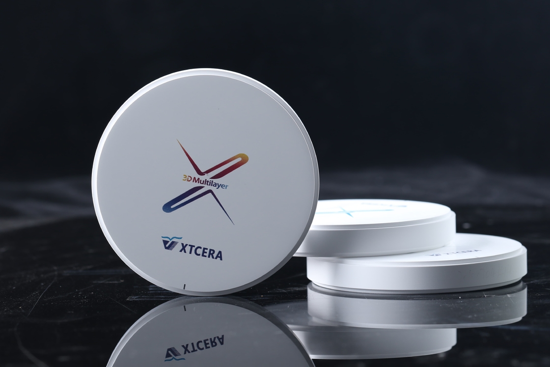 XTCERA 3D Multilayer Preshaded Dental Zirconia Material